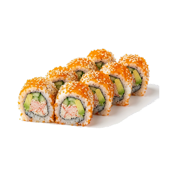 California Roll (Crab Meat & Avocado) Norimaki